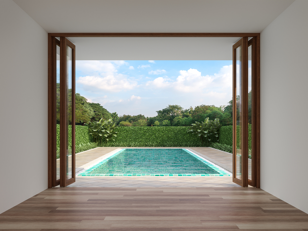 Piscine printemps