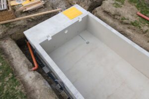 Construction d'une piscine